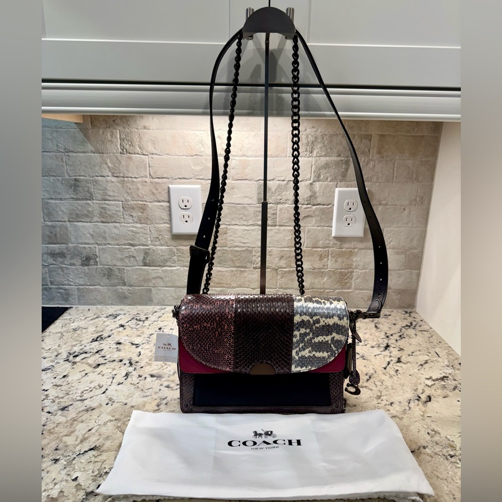 Coach NWT Dreamer Multicolor Python & Leather Cro… - image 2